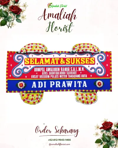 Karangan Bunga Ucapan Selamat di Banjarnegara